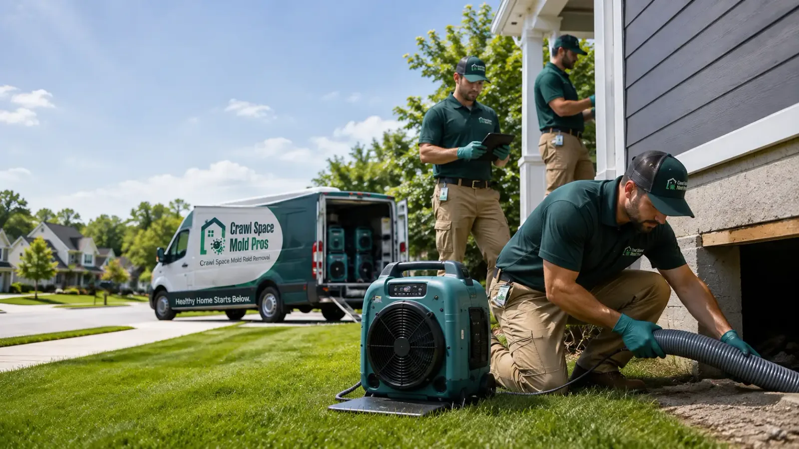 Crawl Space Mold Removal in Sheffield, IA